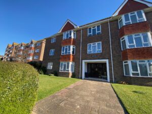 Spacious first floor flat with garage